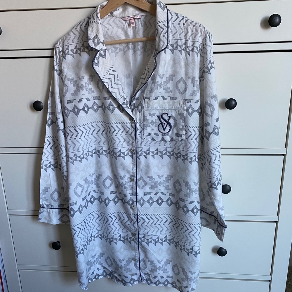 Victoria’s Secret button down sleep shirt